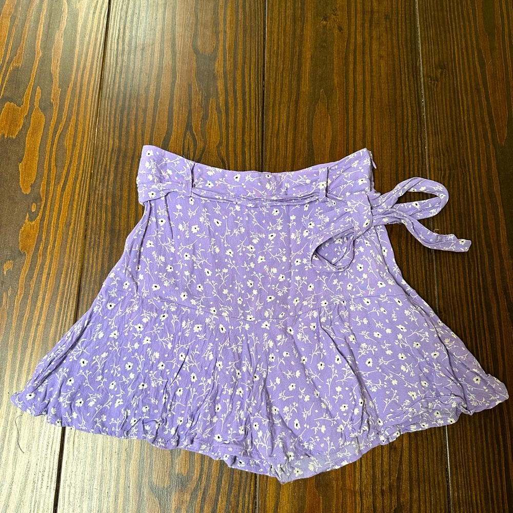 Zara Lilac Floral Skort